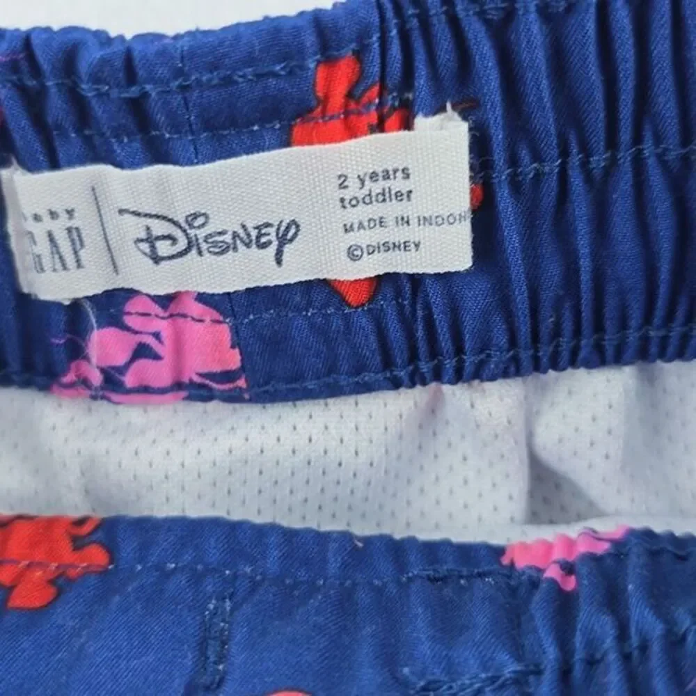 Gap Disney Baby‎ Mickey Mouse Swimsuit Set Blue Multi Toddler Size 2T